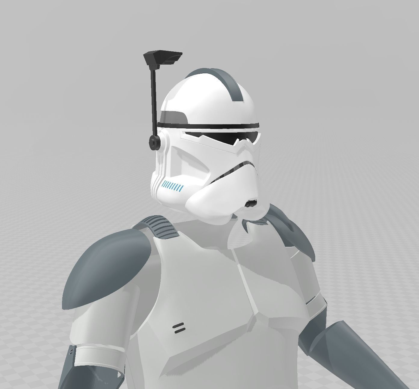 Star Wars Clone Commander Wolffe Full Armor 3D print model_5