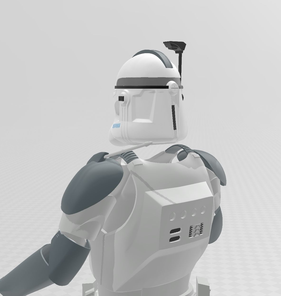 Star Wars Clone Commander Wolffe Full Armor 3D print model_3