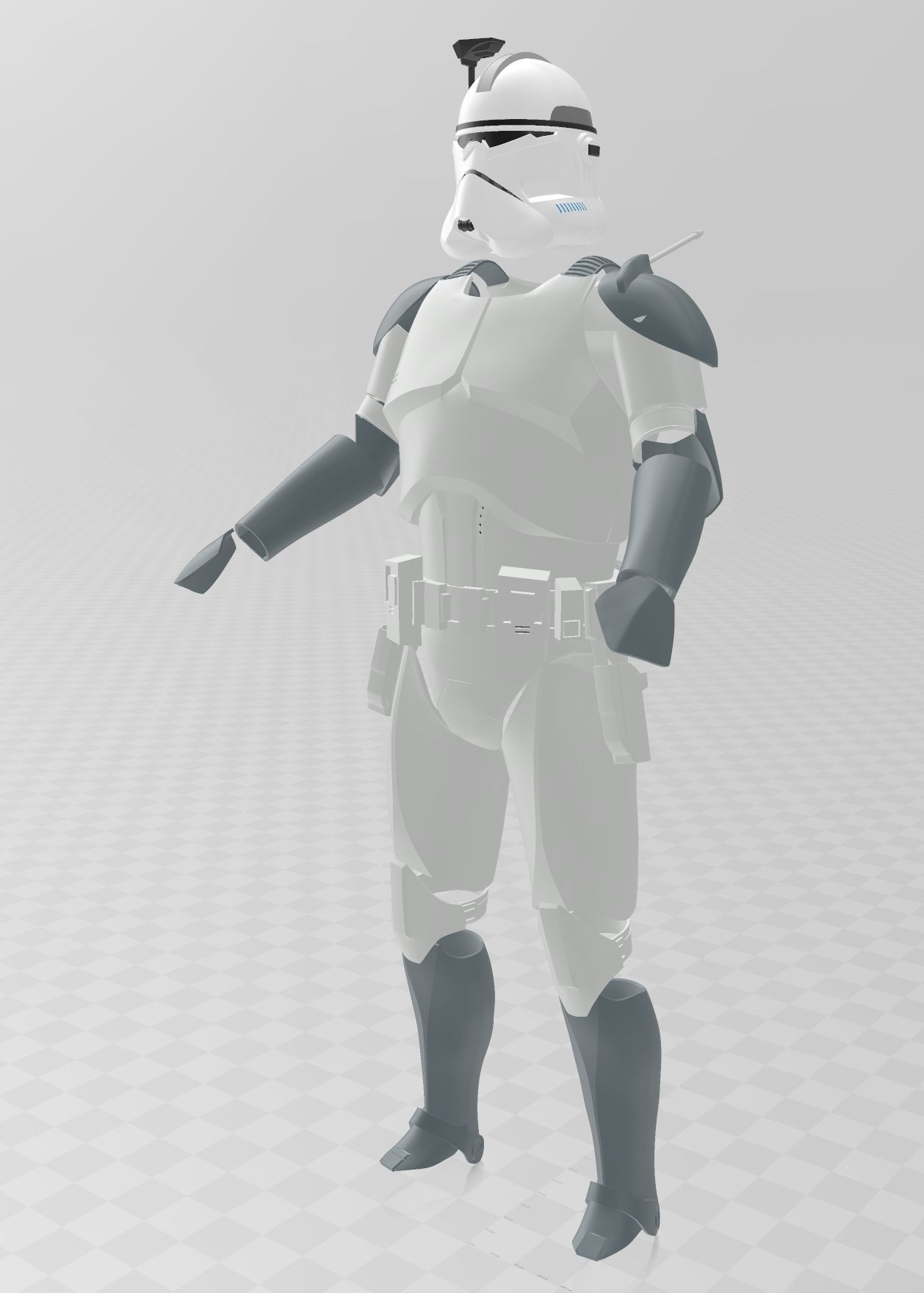 Star Wars Clone Commander Wolffe Full Armor 3D print model_13