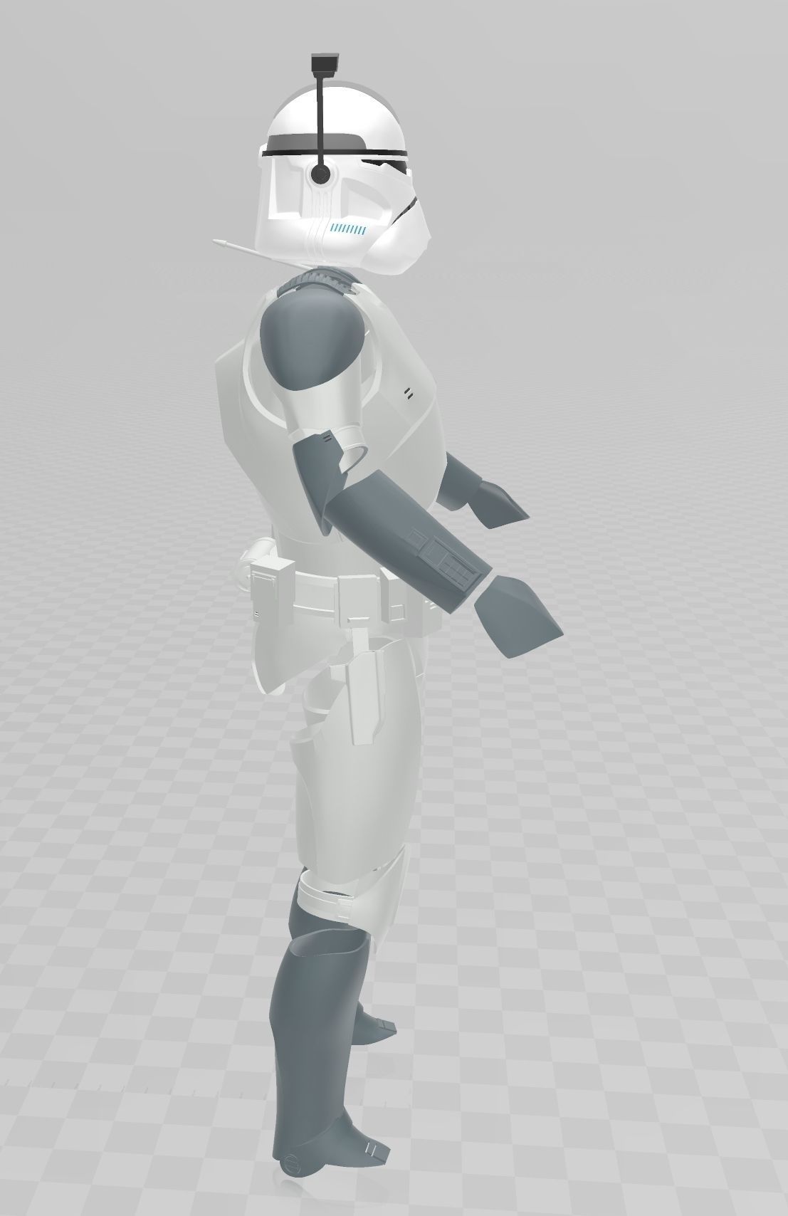 Star Wars Clone Commander Wolffe Full Armor 3D print model_15