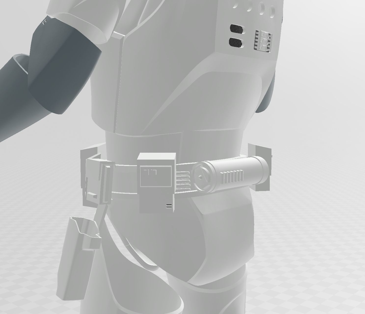 Star Wars Clone Commander Wolffe Full Armor 3D print model_7