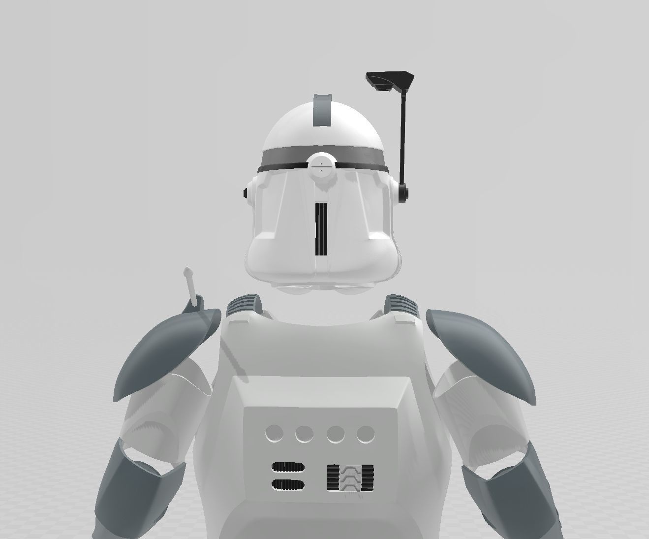 Star Wars Clone Commander Wolffe Full Armor 3D print model_2