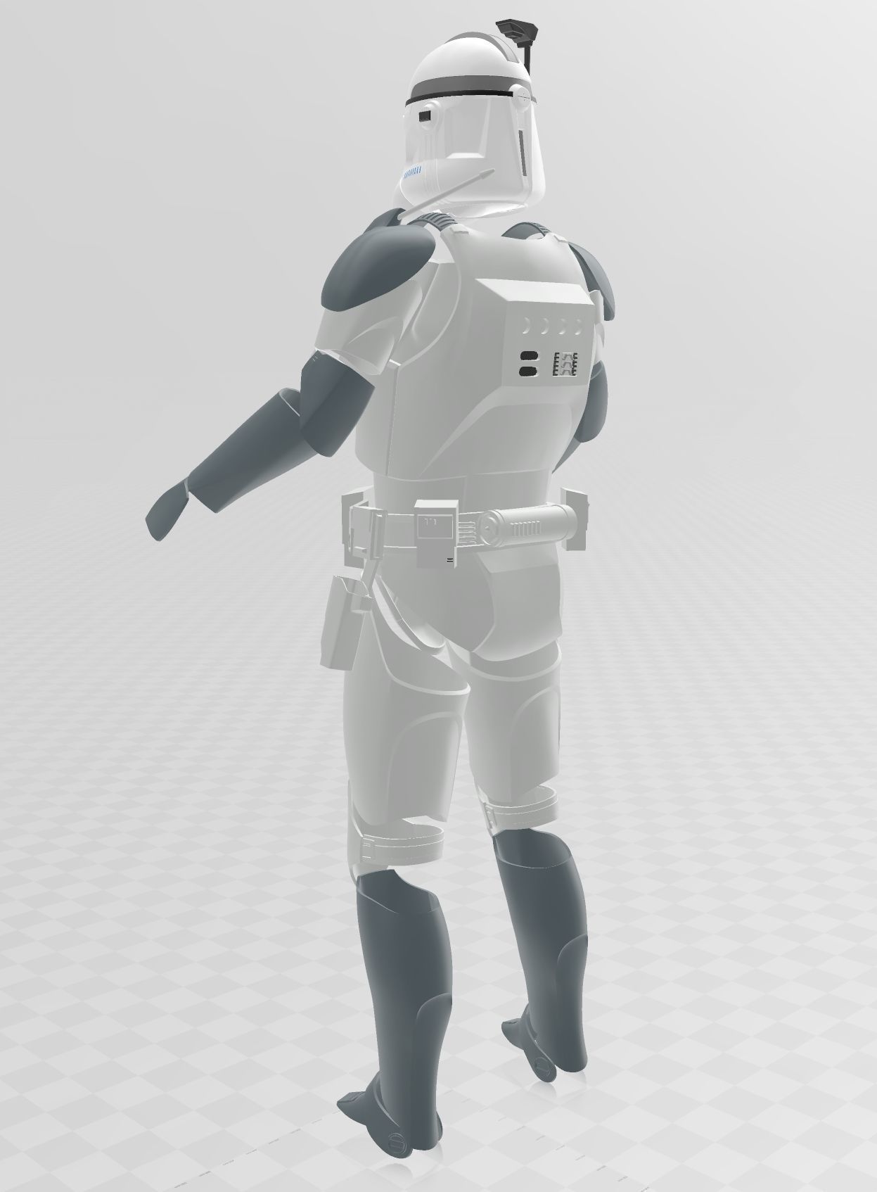 Star Wars Clone Commander Wolffe Full Armor 3D print model_12