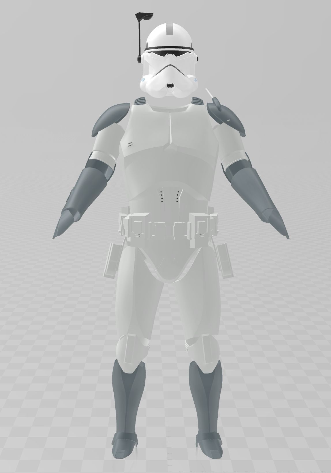 Star Wars Clone Commander Wolffe Full Armor 3D print model_9