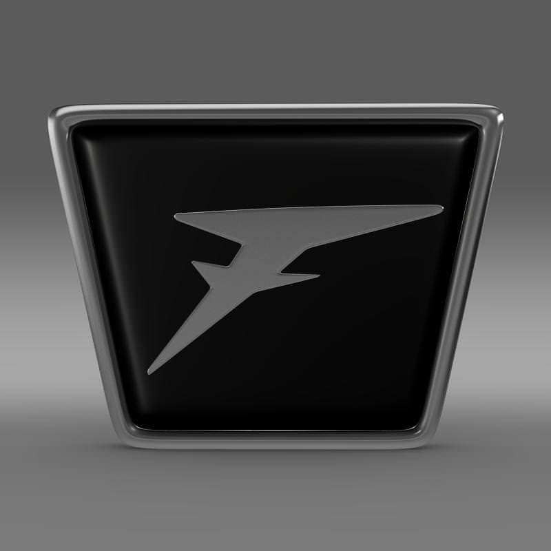 Fenix Automotive logo 3D model_2