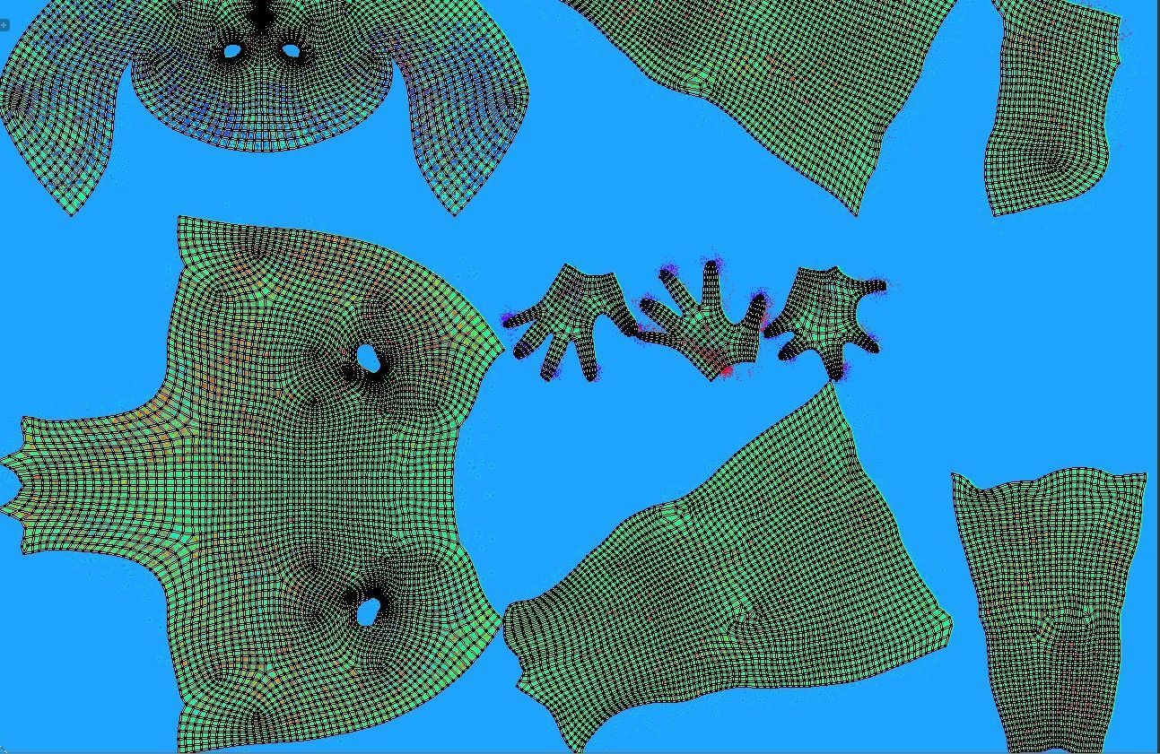 Realistic Alien low-poly Low-poly 3D model_14