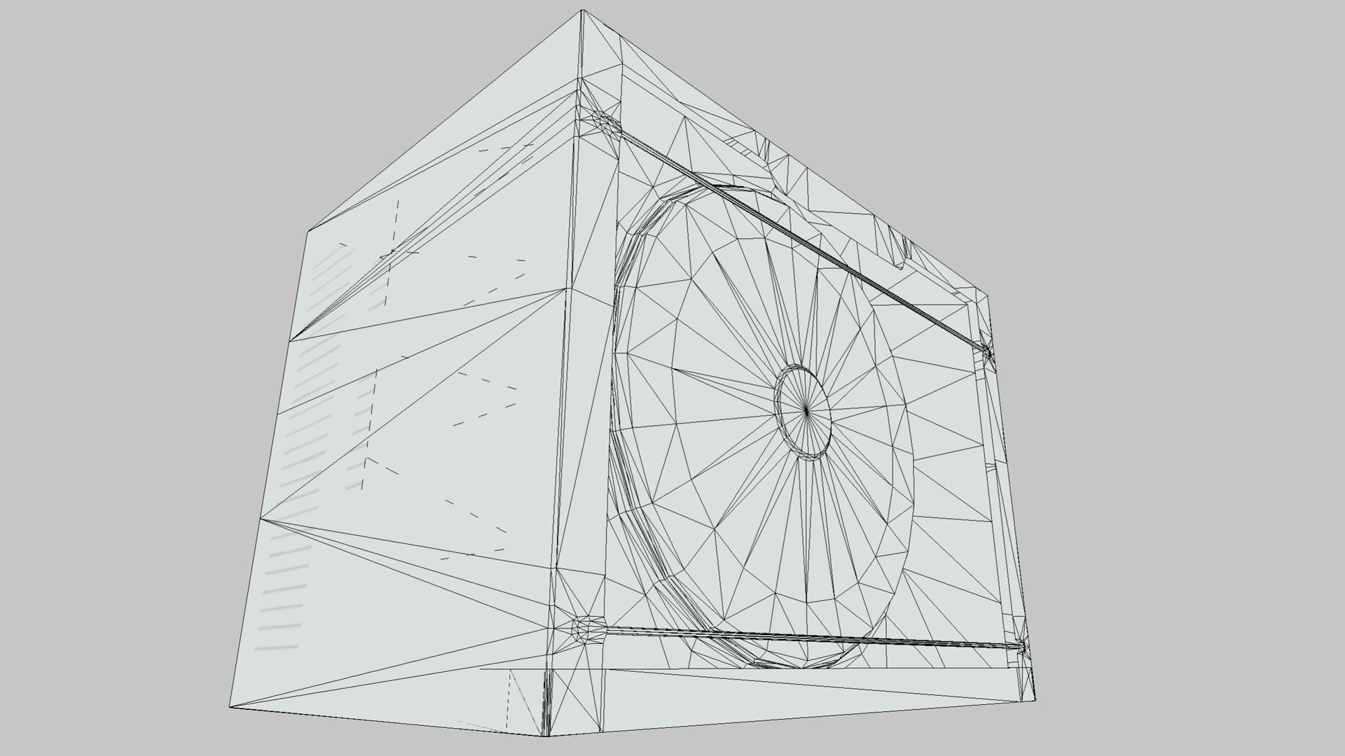 Rusty Air Conditioner 02 PBR Low-poly 3D model_4