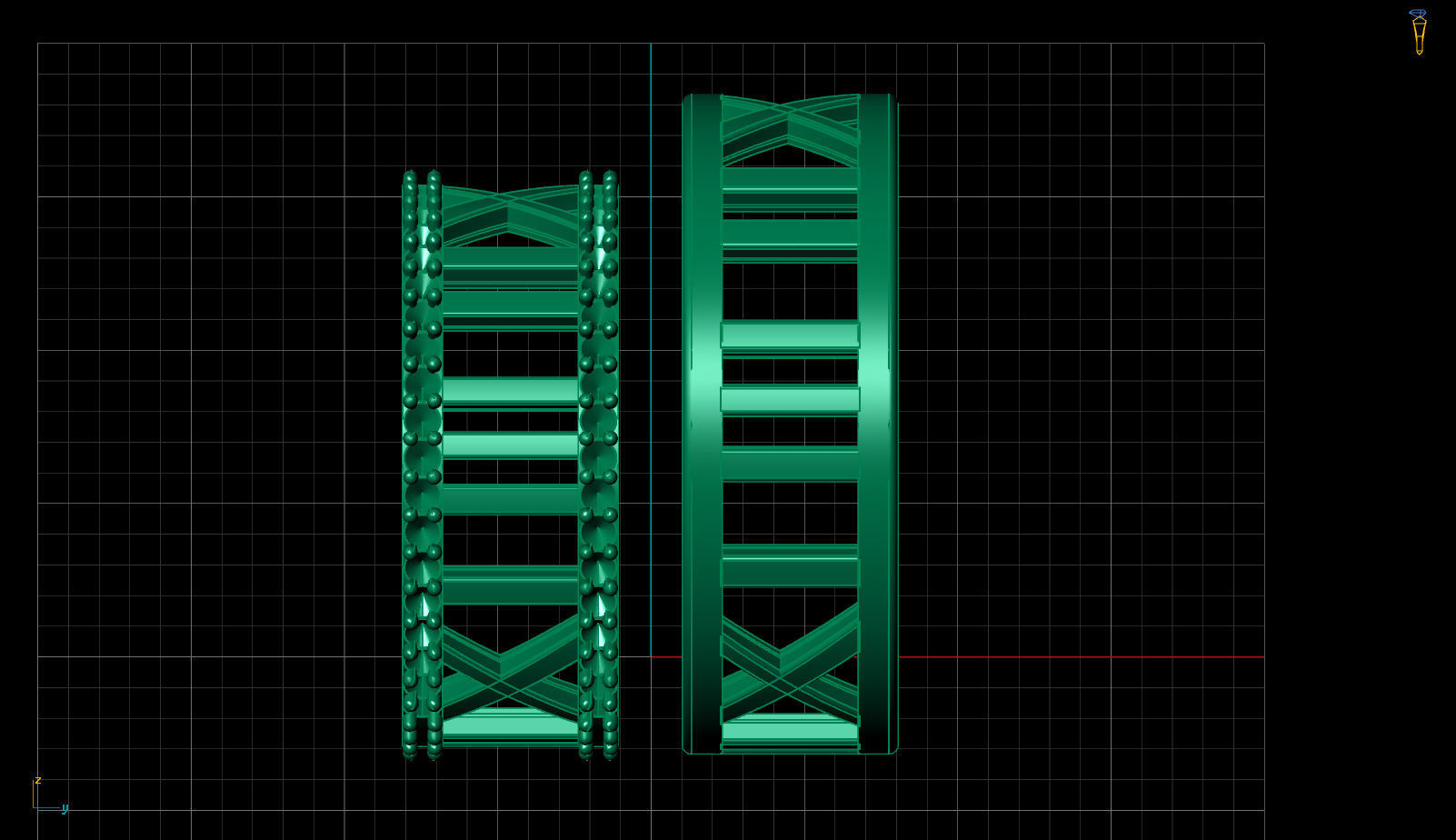 TIFFANY ATLAS WEDDING DIAMOND RINGS 3D print model_25