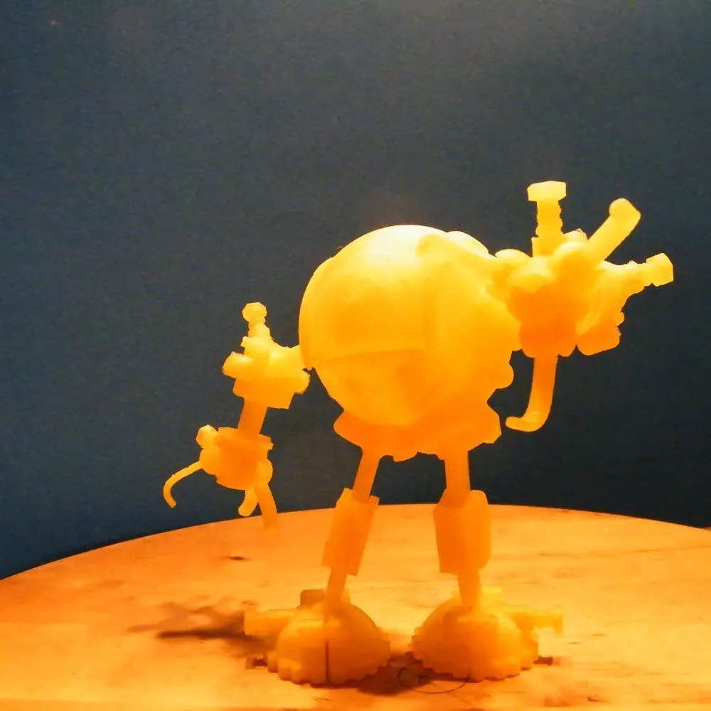 Robox robot with head and arms 3D print model