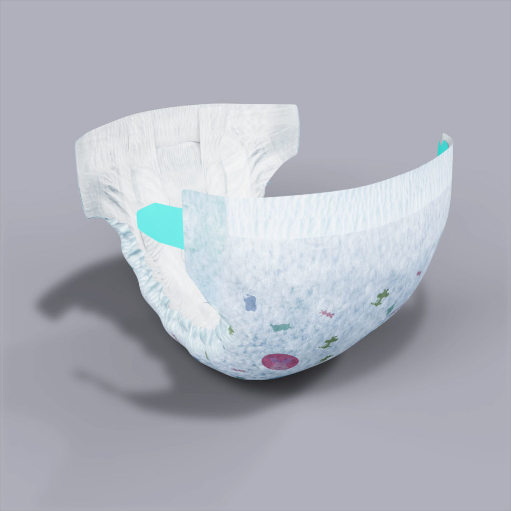 3D model Diaper baby 3D model_4