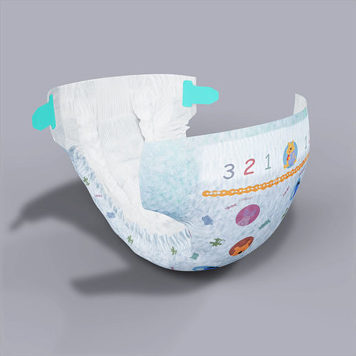 3D model Diaper baby 3D model