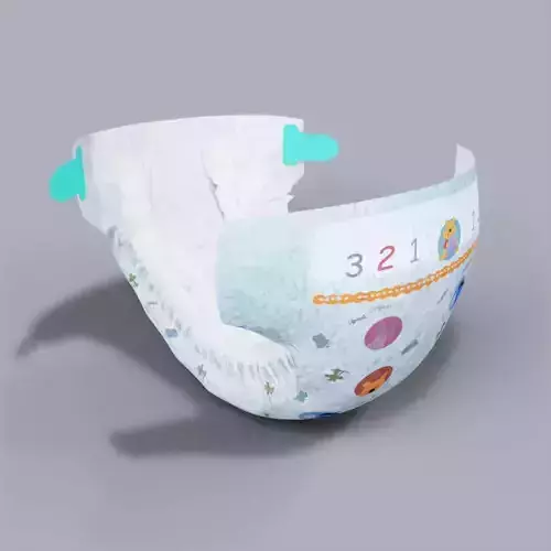 3D model Diaper baby 3D model