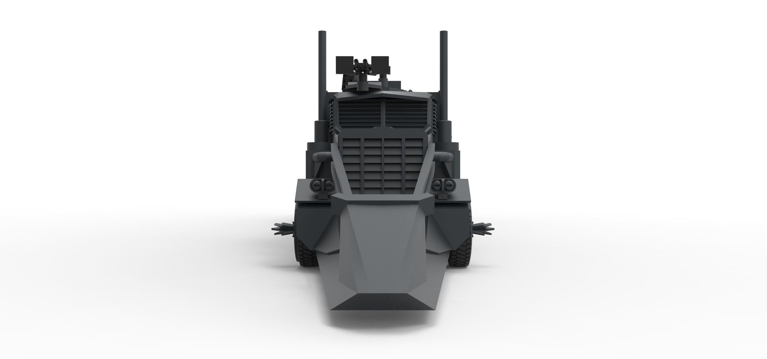 Dreadnought from Death race Scale 1 to 43 3D print model_6