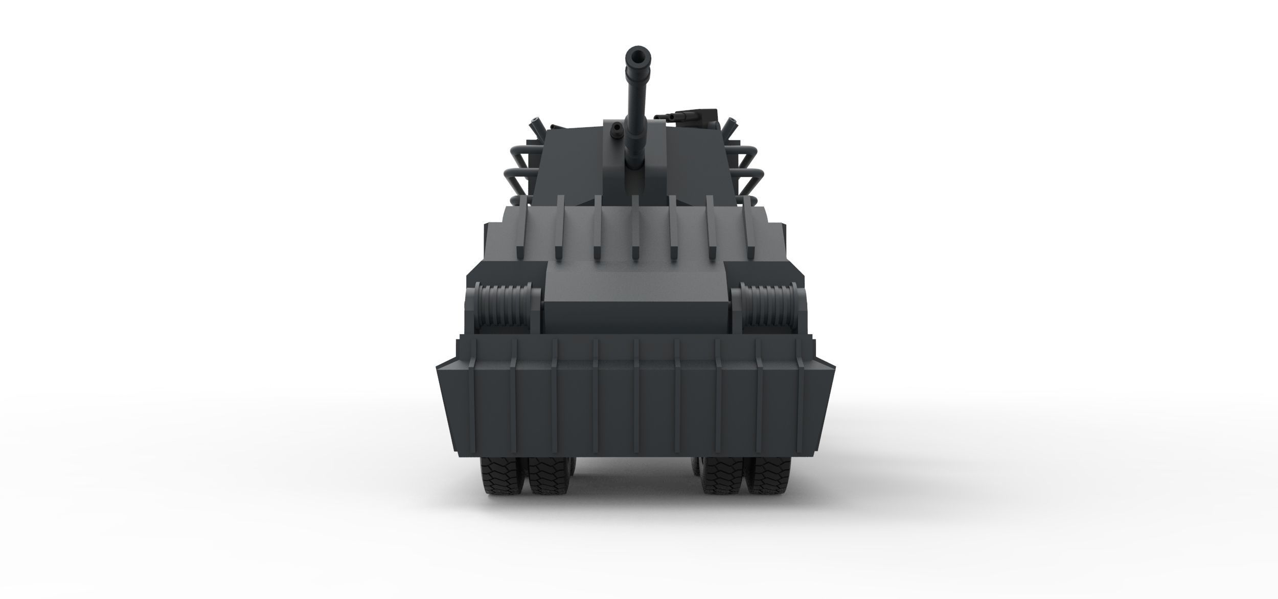 Dreadnought from Death race Scale 1 to 43 3D print model_15
