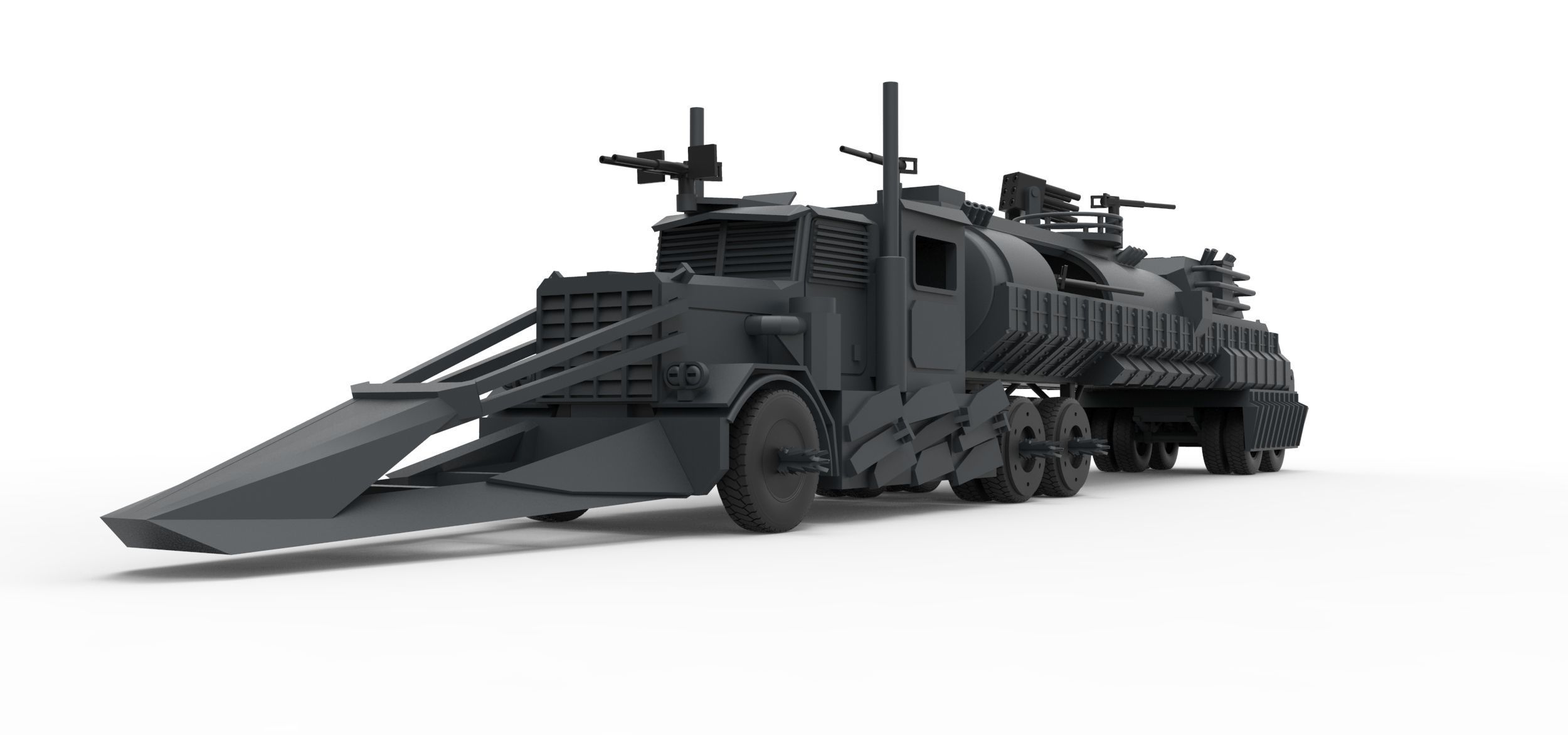 Dreadnought from Death race Scale 1 to 43 3D print model_4