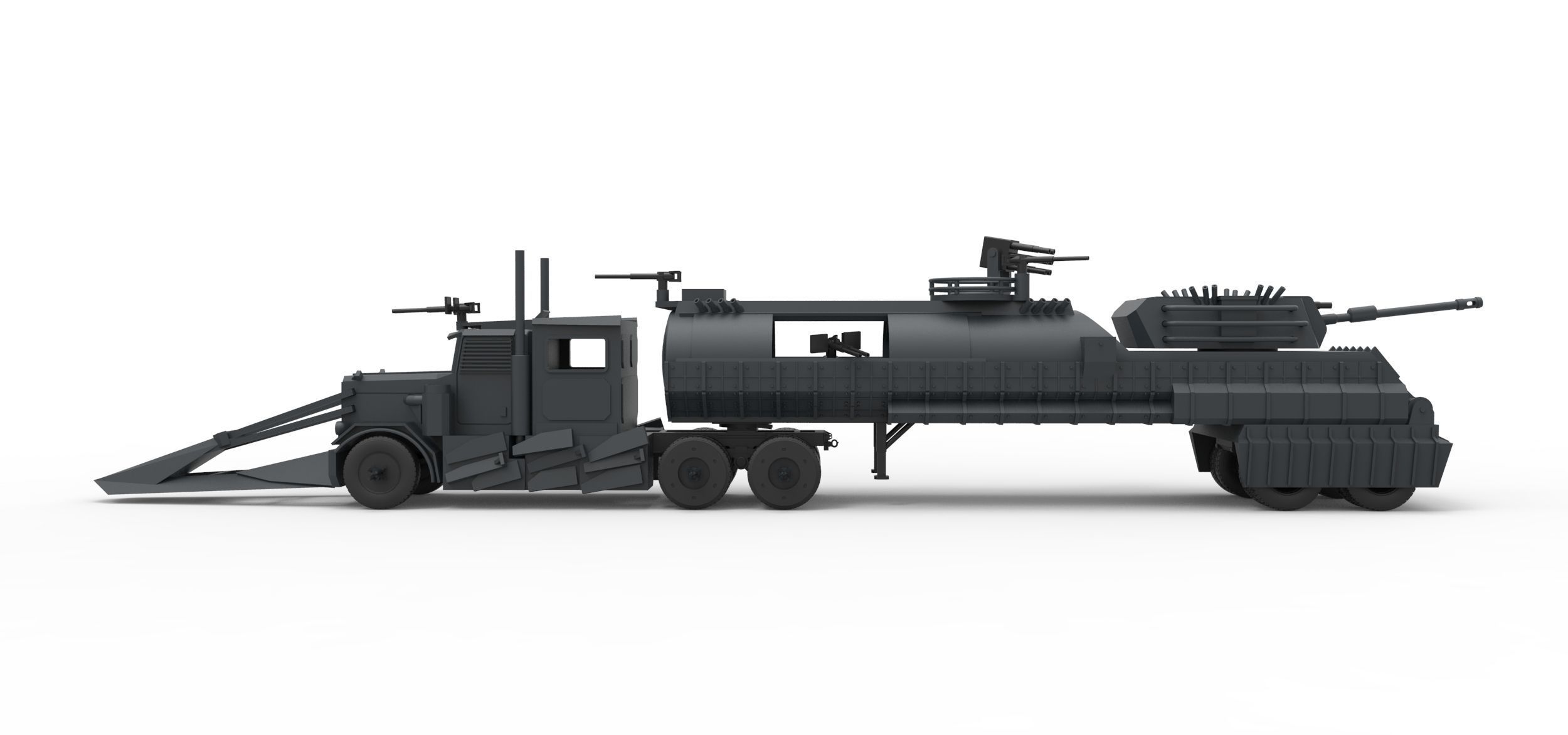 Dreadnought from Death race Scale 1 to 43 3D print model_7