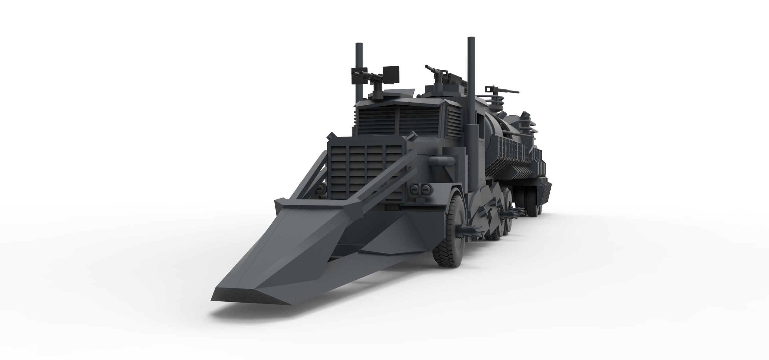 Dreadnought from Death race Scale 1 to 43 3D print model_5