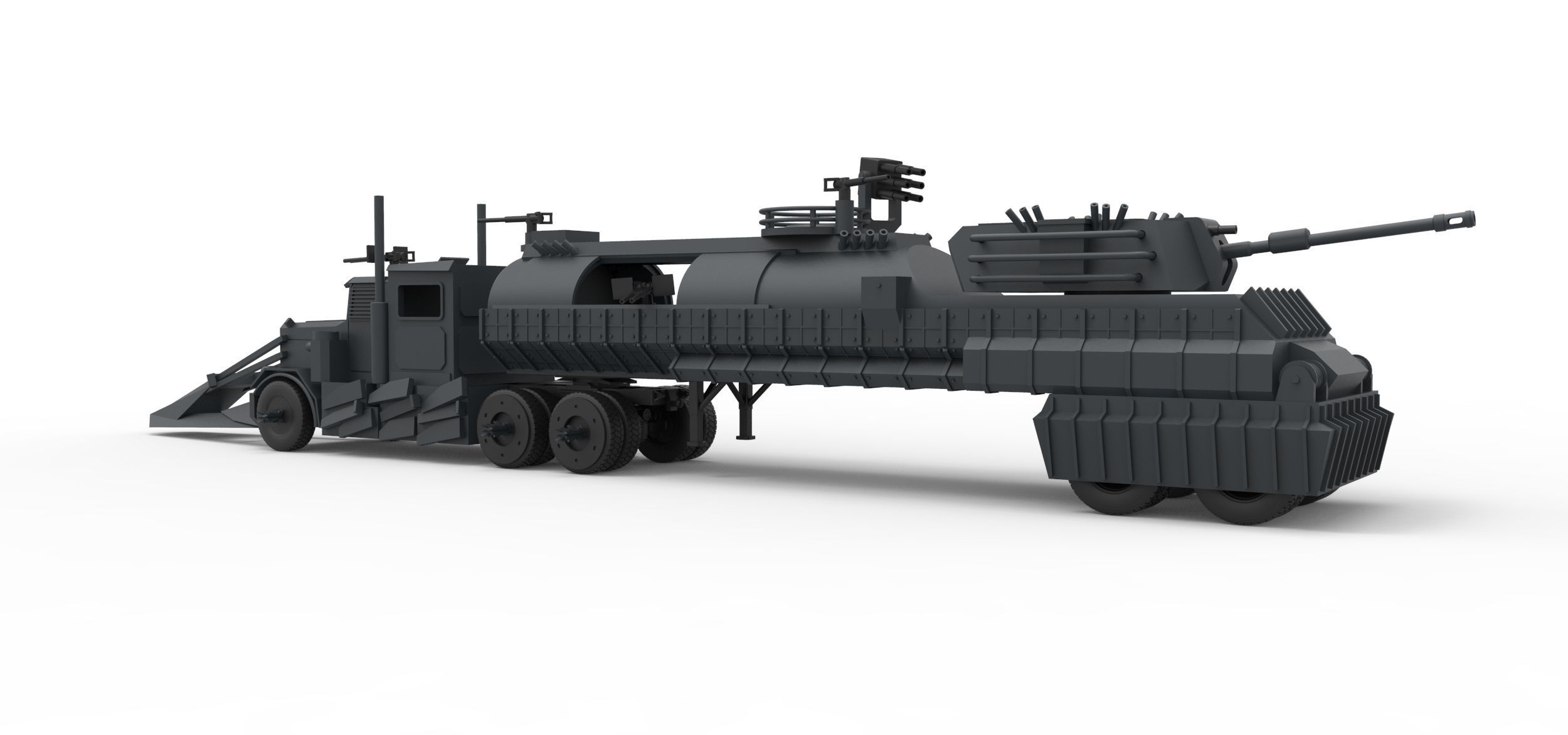 Dreadnought from Death race Scale 1 to 43 3D print model_11