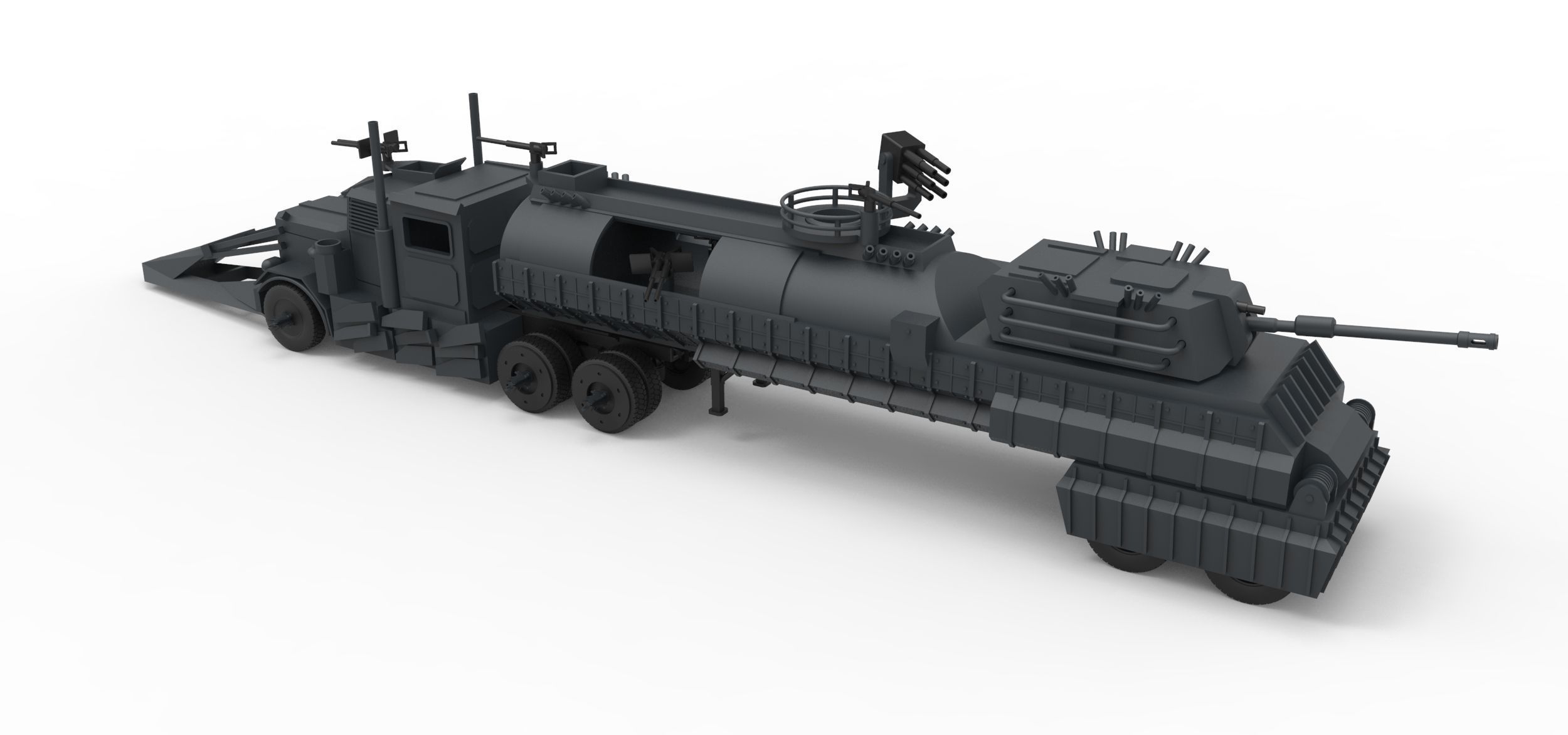 Dreadnought from Death race Scale 1 to 43 3D print model_10