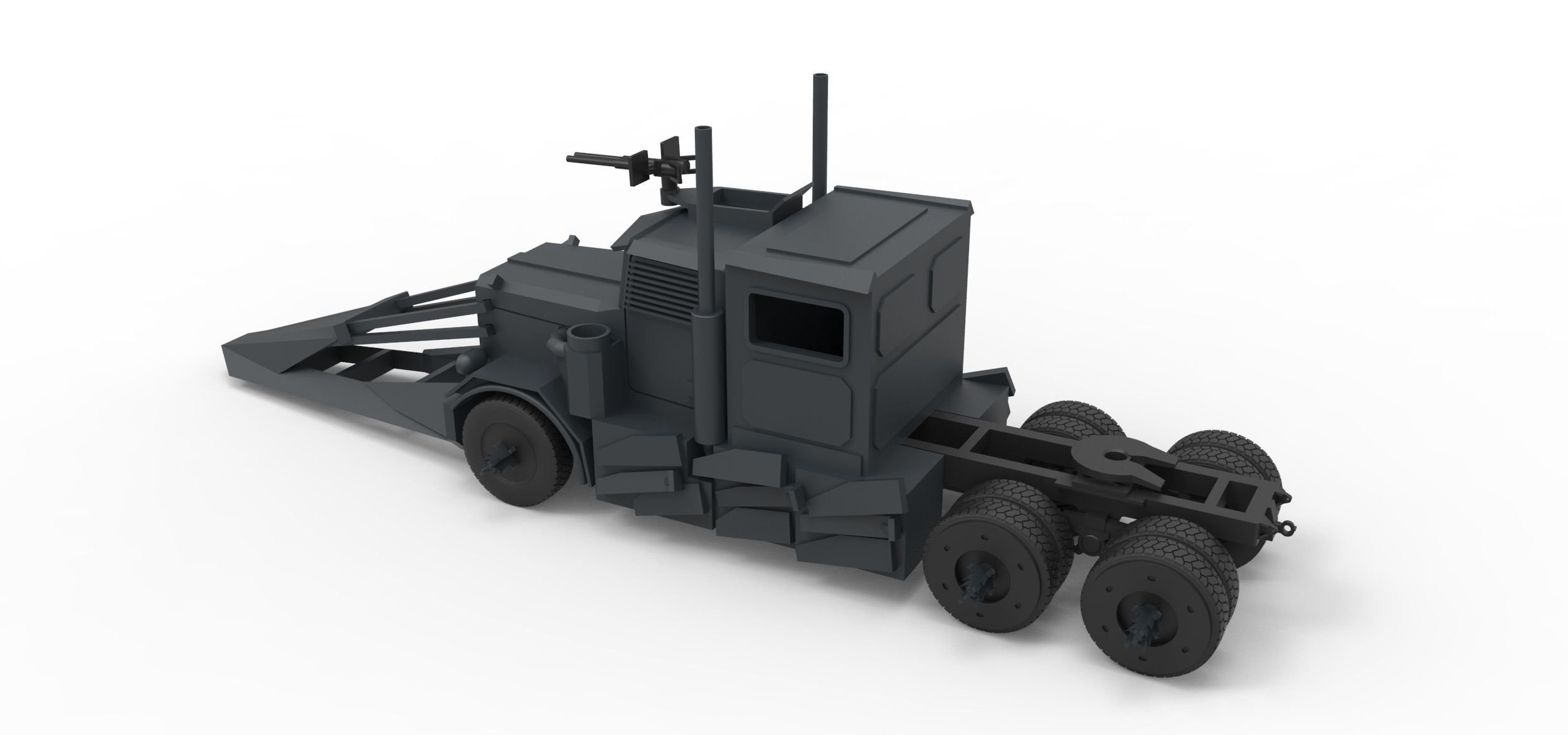 Dreadnought from Death race Scale 1 to 43 3D print model_17