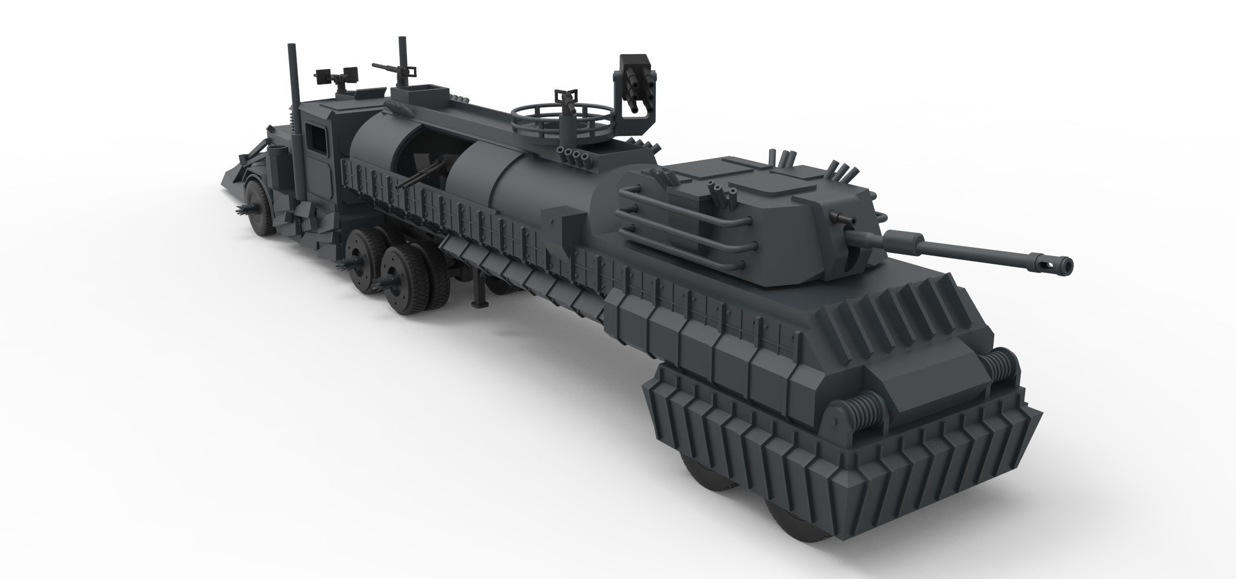 Dreadnought from Death race Scale 1 to 43 3D print model_12