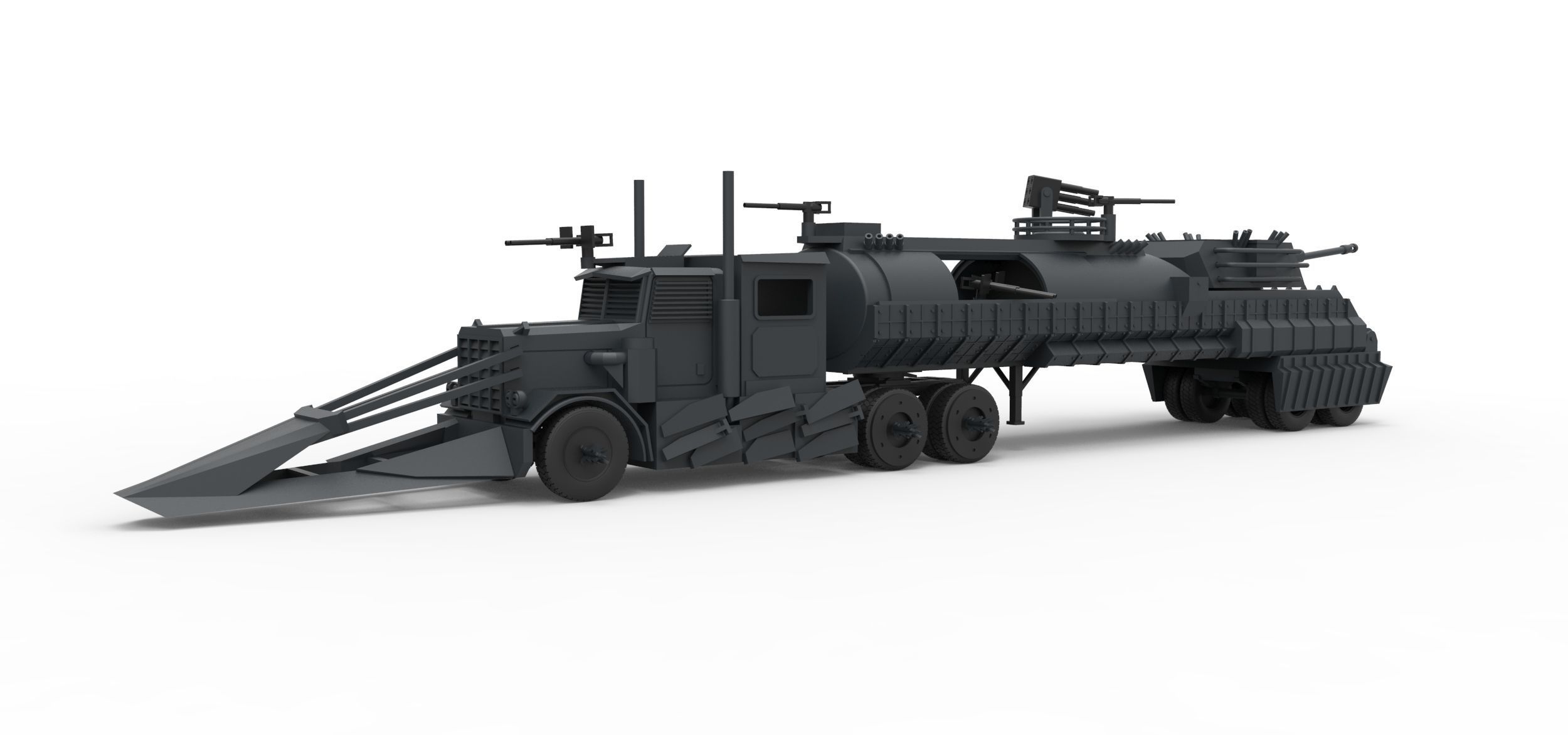 Dreadnought from Death race Scale 1 to 43 3D print model_2