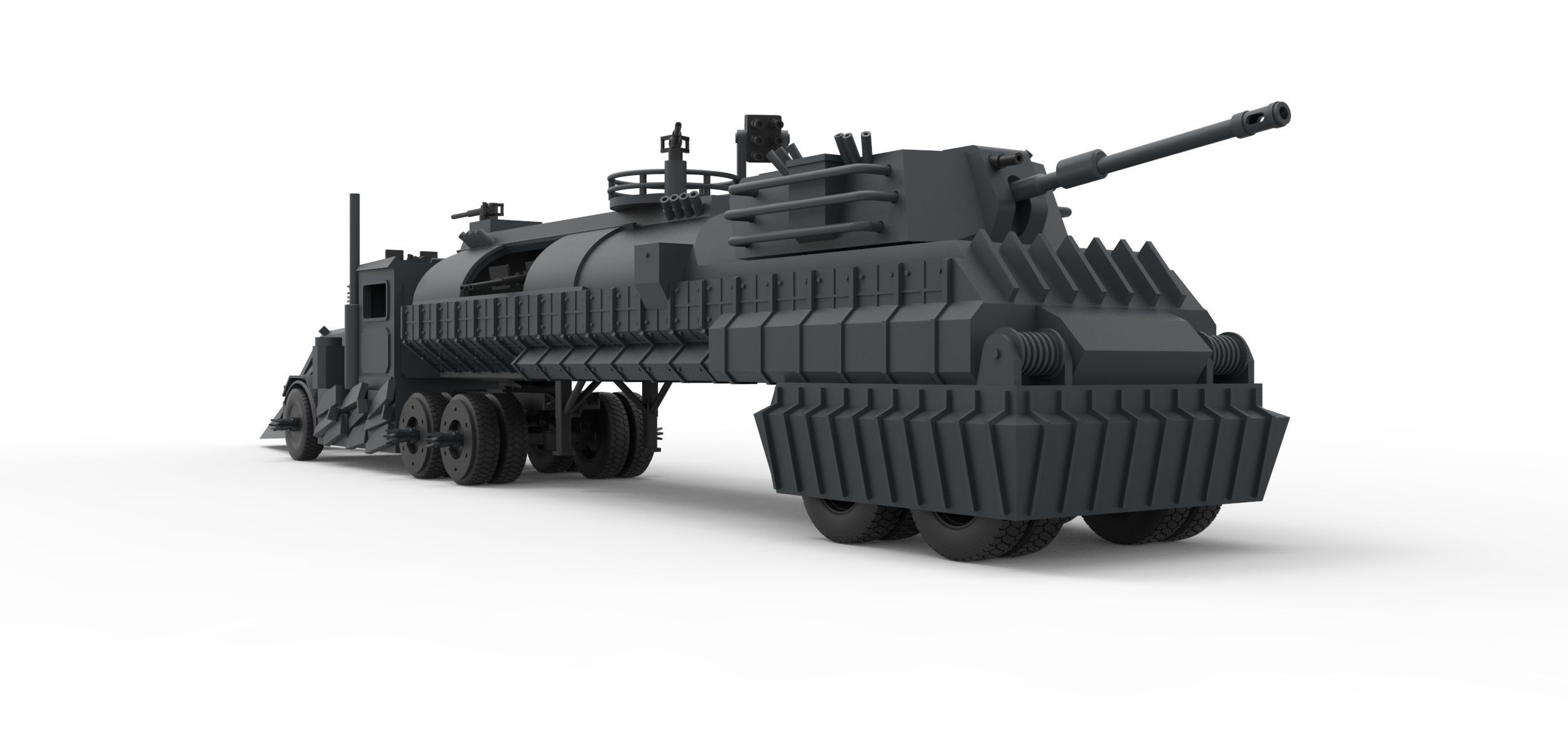 Dreadnought from Death race Scale 1 to 43 3D print model_13