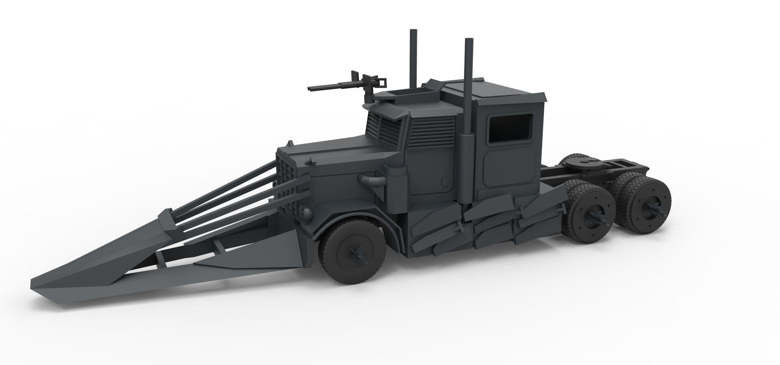 Dreadnought from Death race Scale 1 to 43 3D print model_16