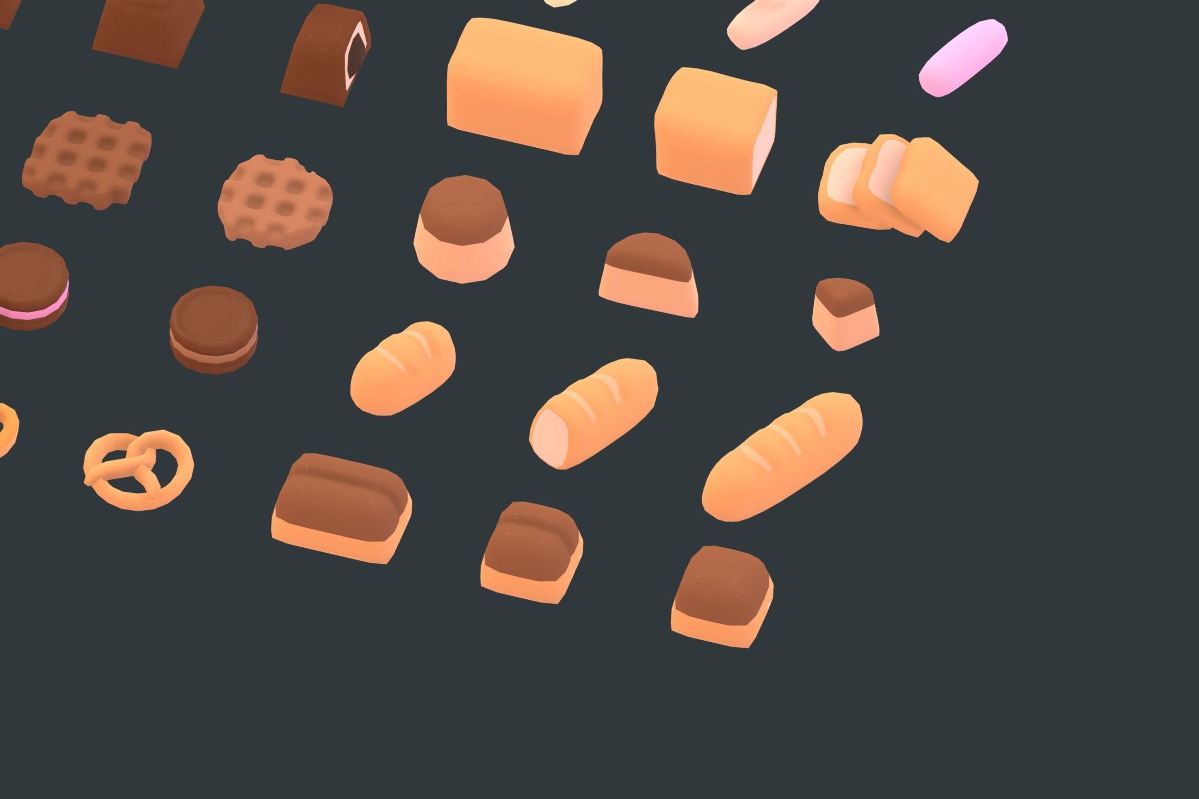 Candy Land - Animation Assets Low-poly 3D model_17