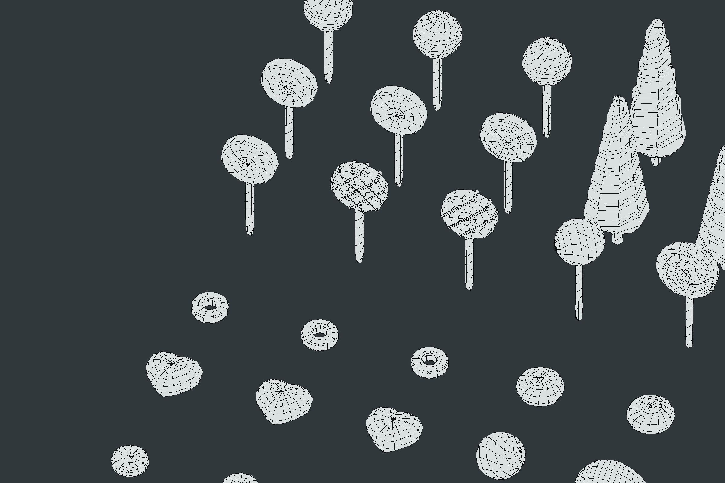 Candy Land - Animation Assets Low-poly 3D model_19