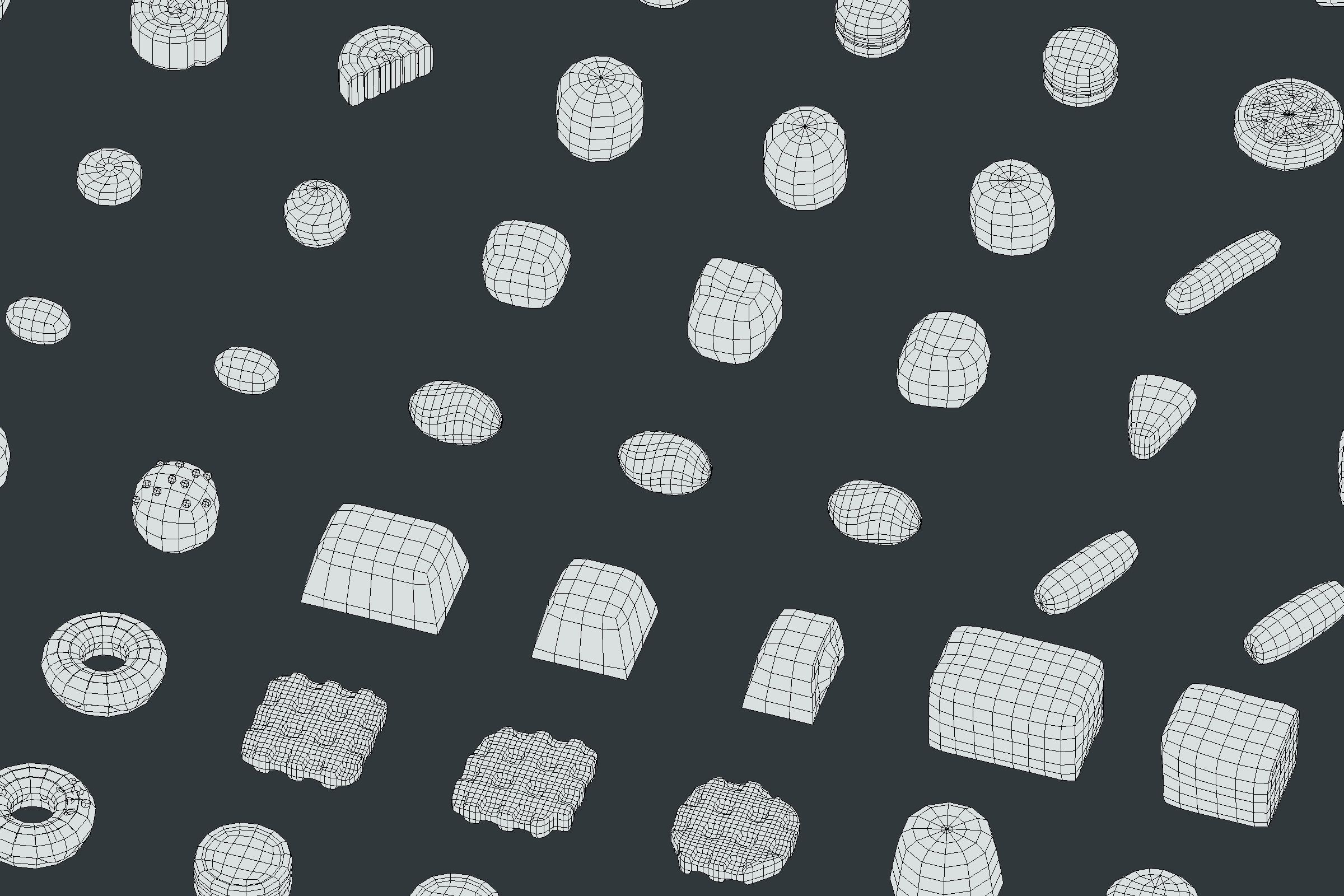 Candy Land - Animation Assets Low-poly 3D model_28