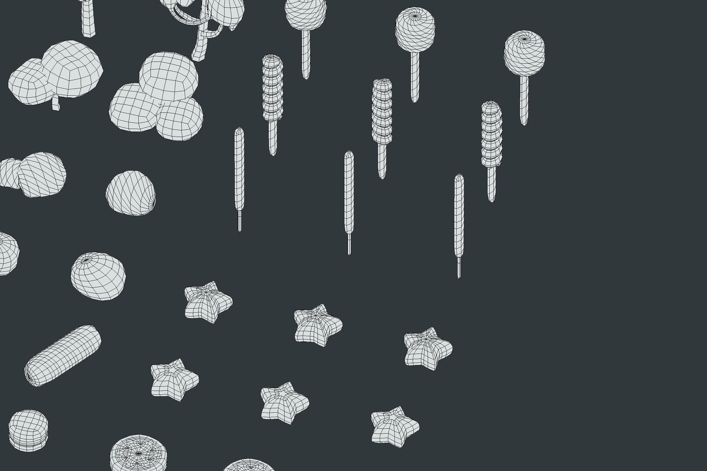 Candy Land - Animation Assets Low-poly 3D model_30