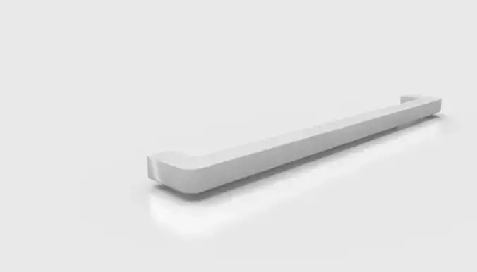 Steel Silver Towel Holder Tempo by ARTrzcinski