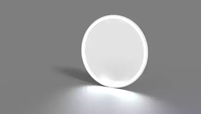 Mirror Iridia Roca LED by ARTrzcinski Low-poly 3D model