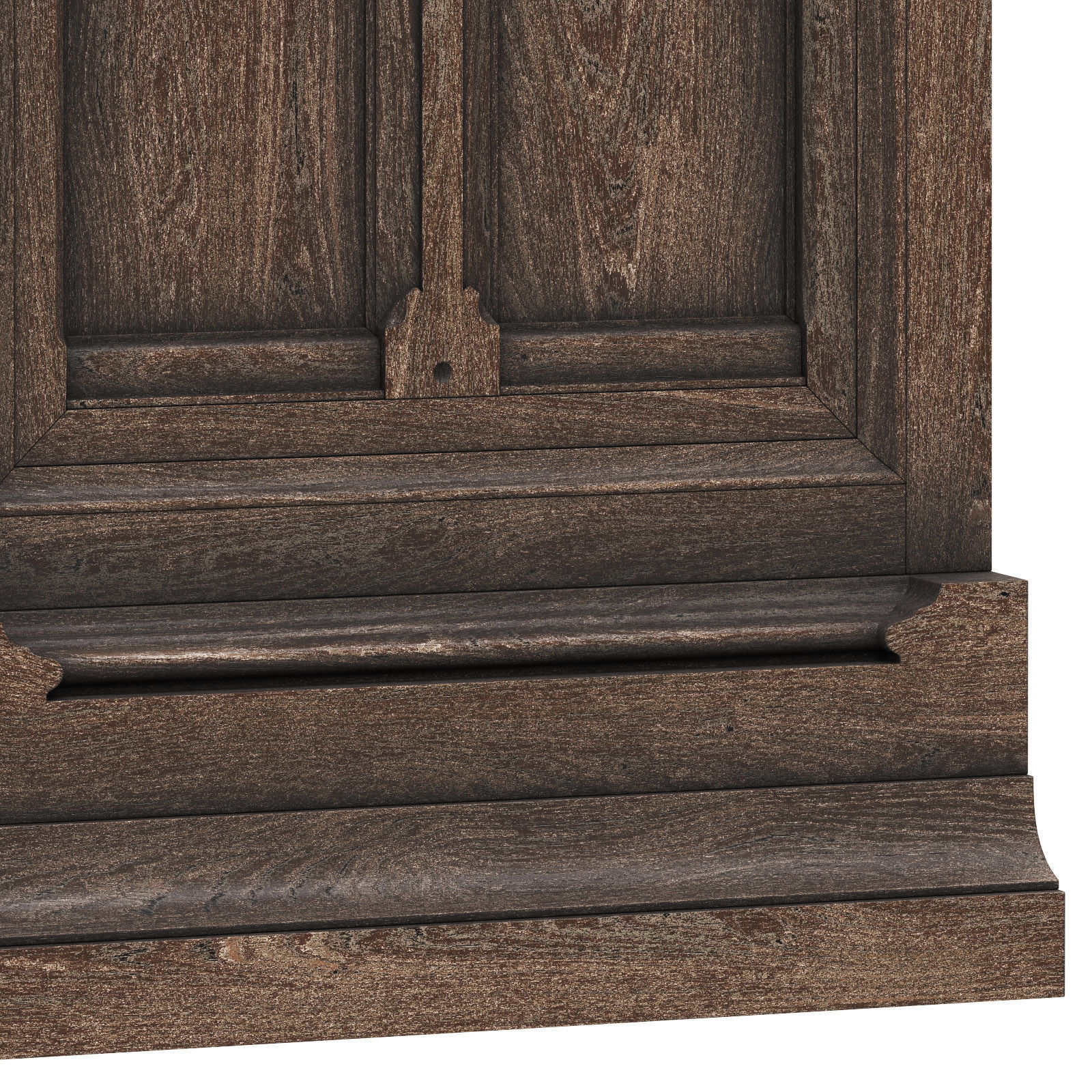 wooden panel 3D model_5
