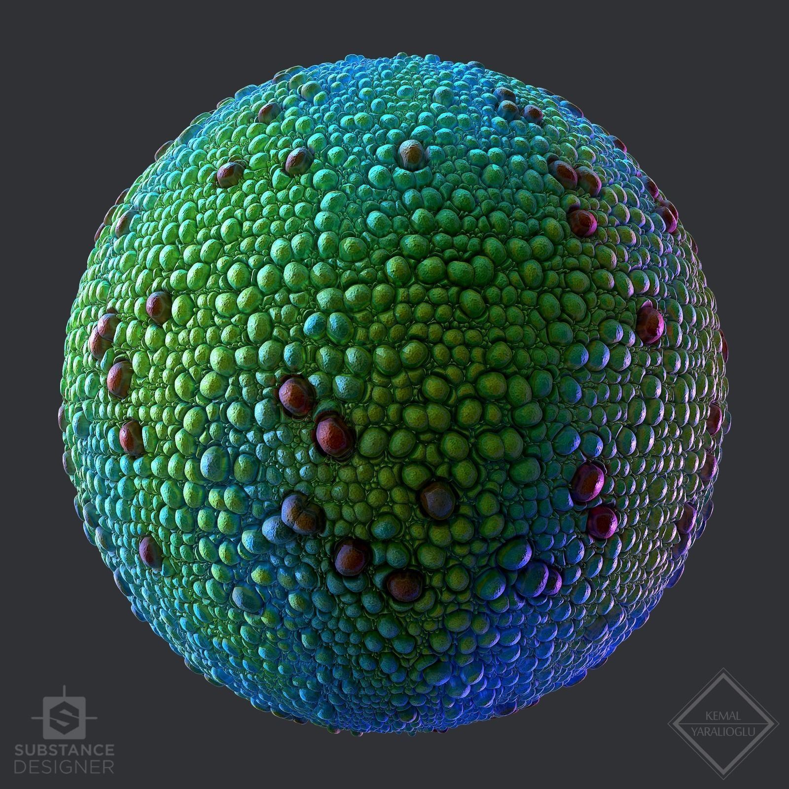 Chameleon Skin - Substance Designer Texture_1