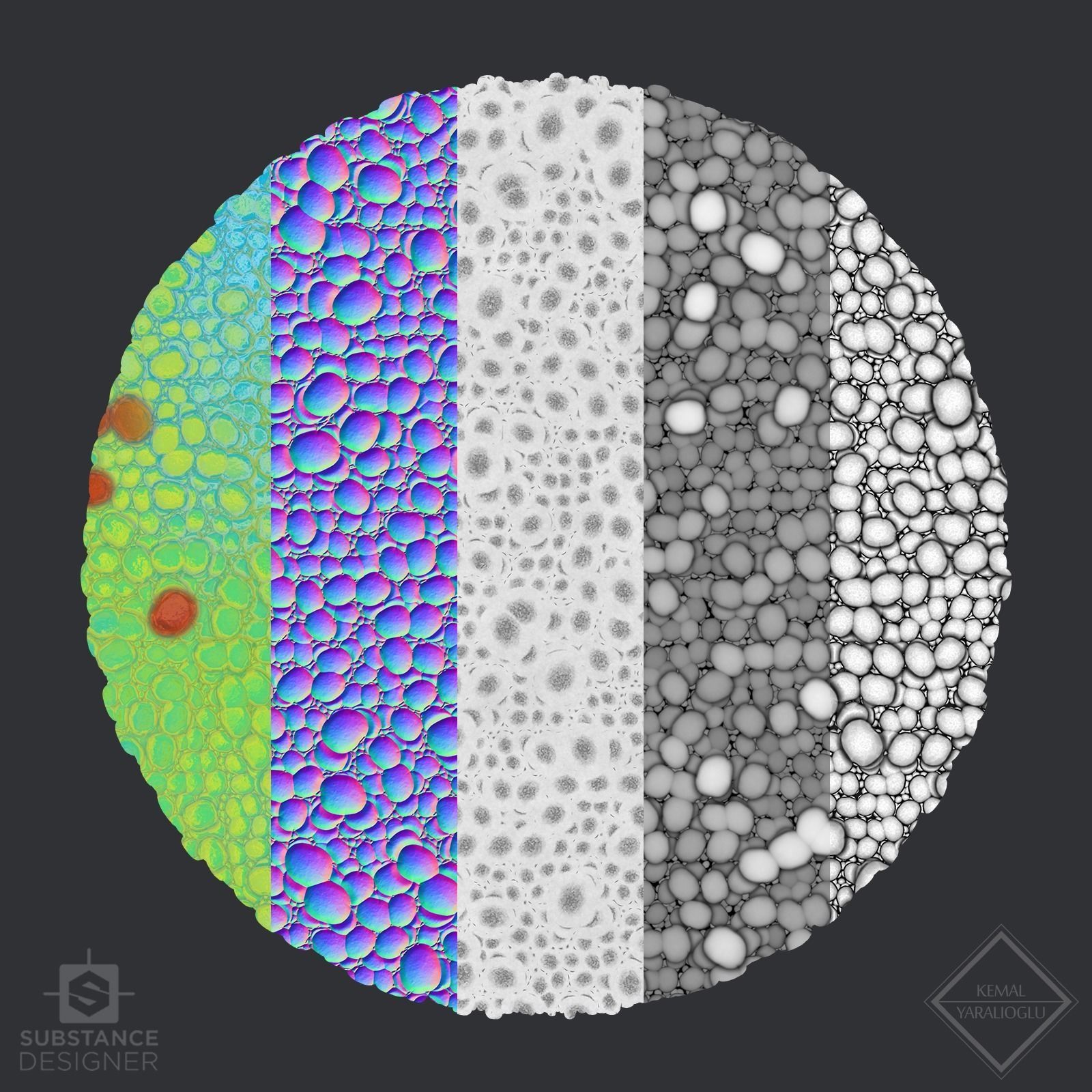 Chameleon Skin - Substance Designer Texture_2