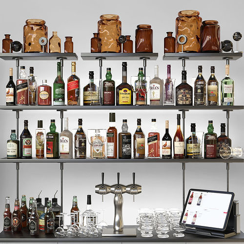 Bar 20 3D model