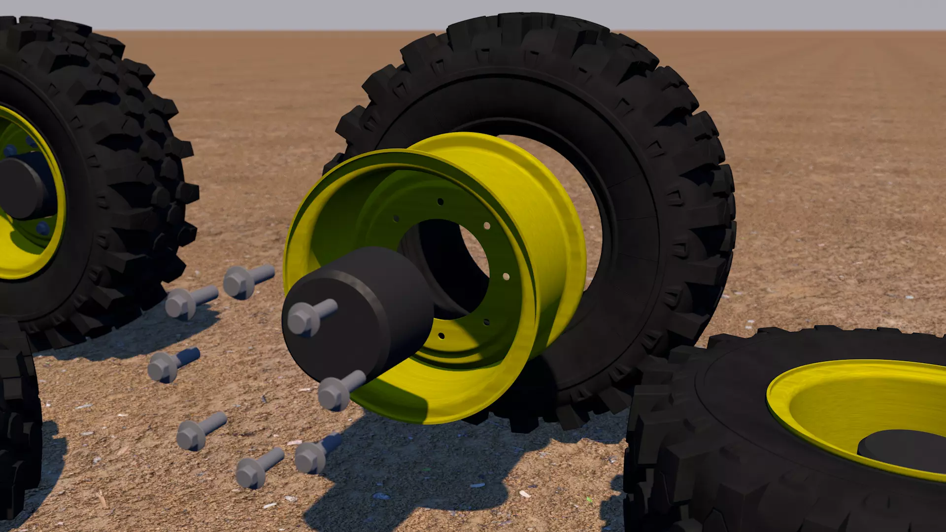 Michelin Bibload Hard Surface 3D model_0