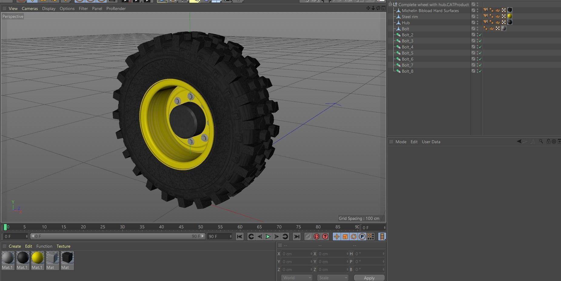 Michelin Bibload Hard Surface 3D model_4