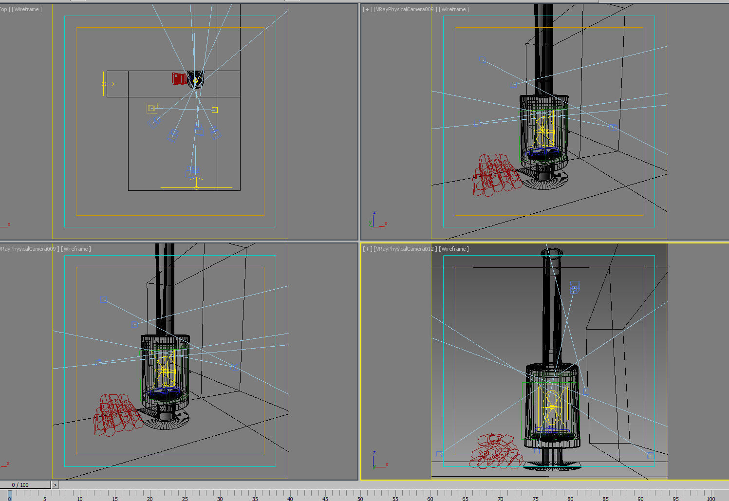 Fire place 03 3D model_7