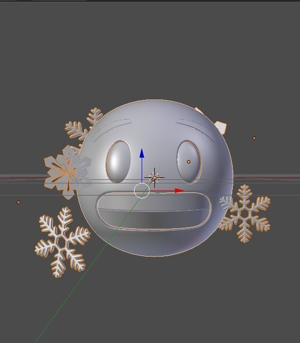 Emoji Cold Low-poly 3D model_3