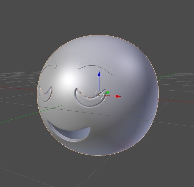 Emoji Relieved 3D model_4
