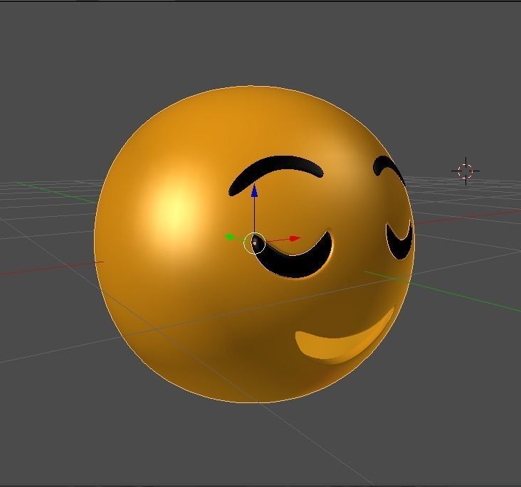 Emoji Relieved 3D model_3