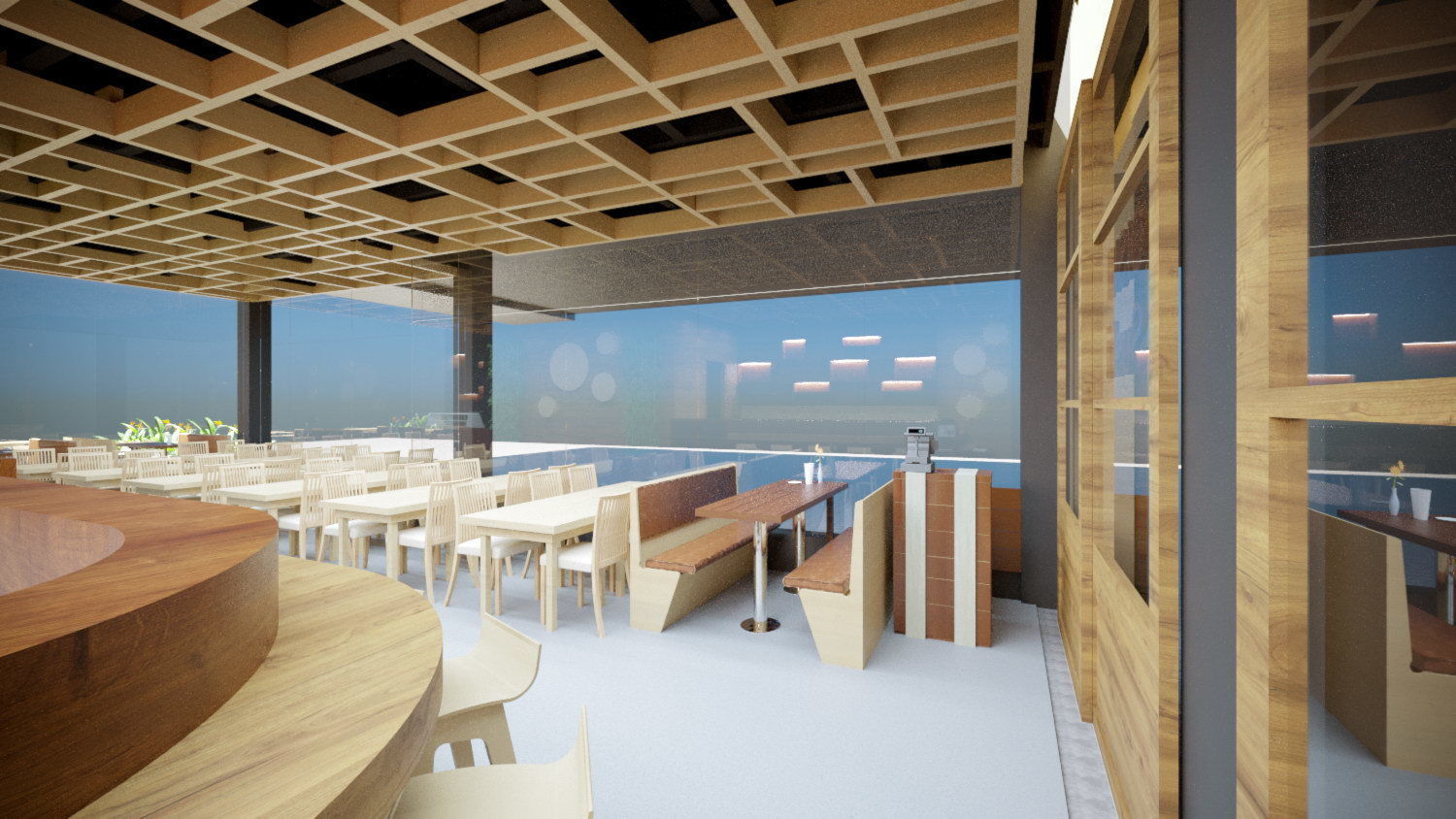 Sushi Restaurant 3D model_5