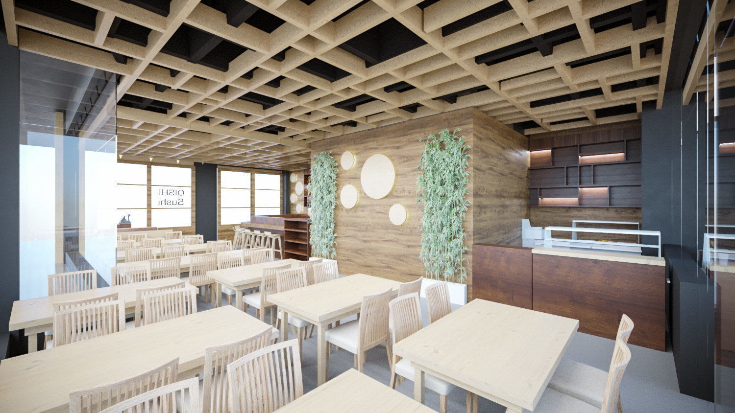 Sushi Restaurant 3D model_4