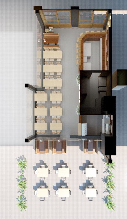 Sushi Restaurant 3D model_6