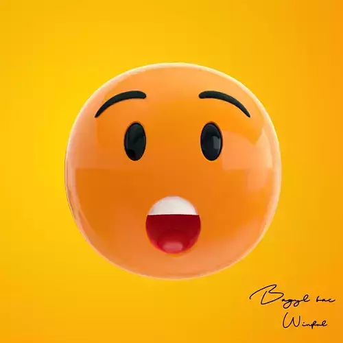 Emoji Astonished 3D model