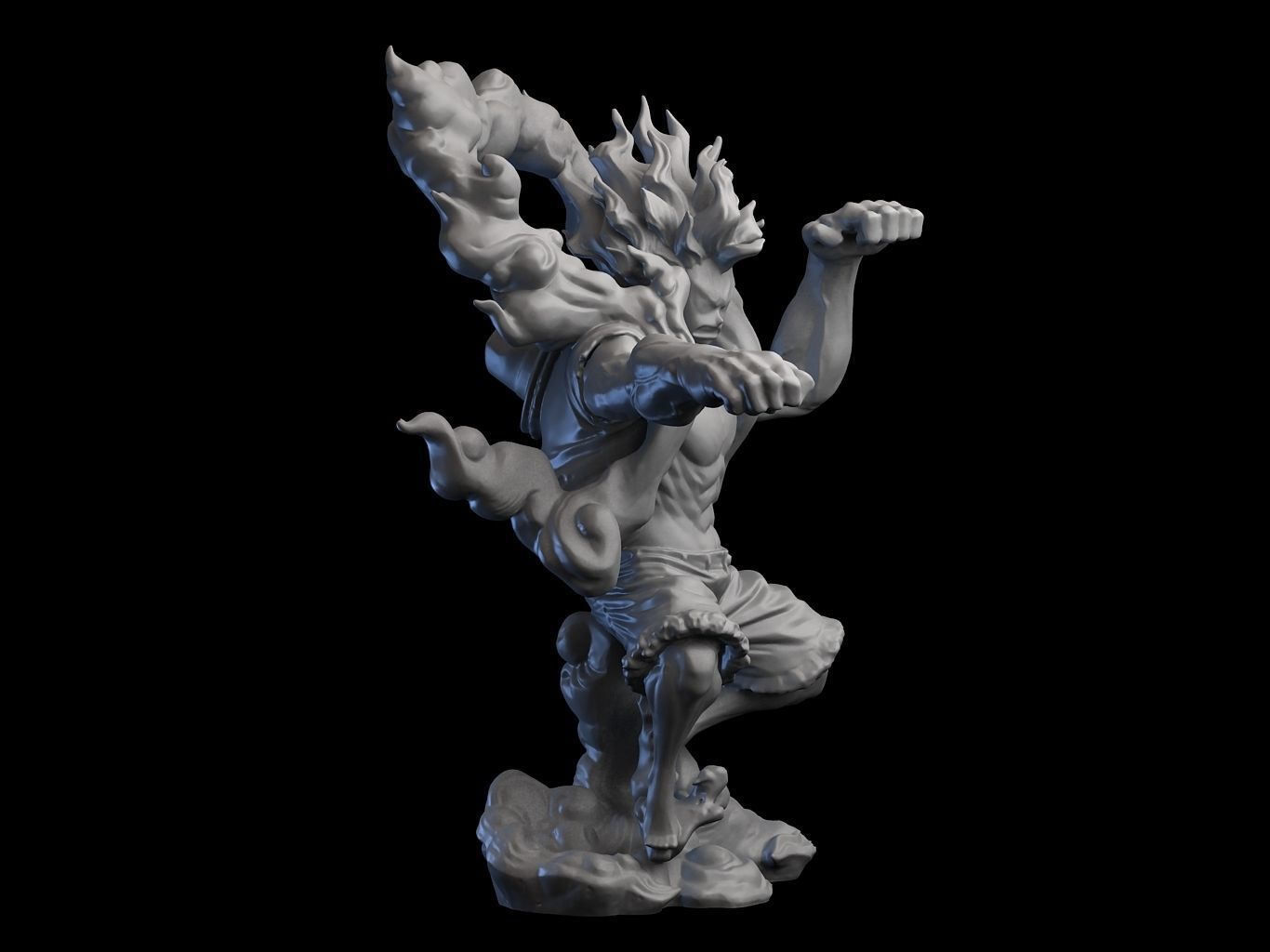 Luffy Gear4 SnakeMan 3D model_8