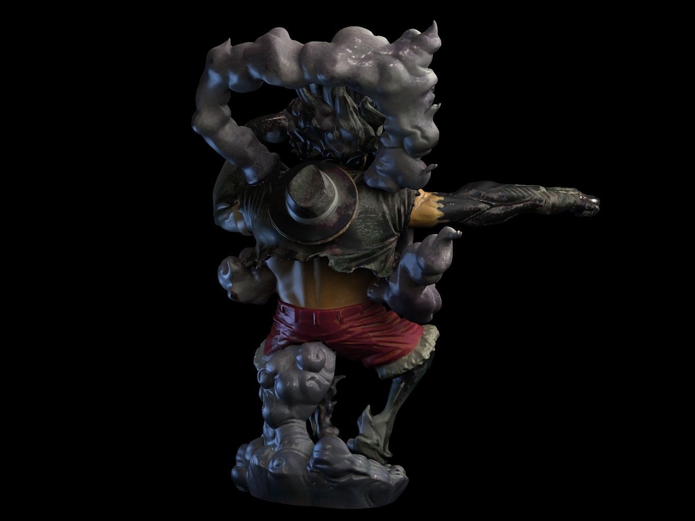 Luffy Gear4 SnakeMan 3D model_14